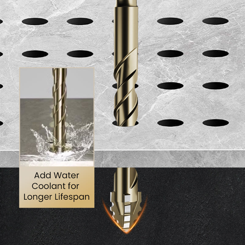 🔥High-Strength 4-Flute Serrated Eccentric Drill Bit Kit - Durable & Versatile for All DIY Projects