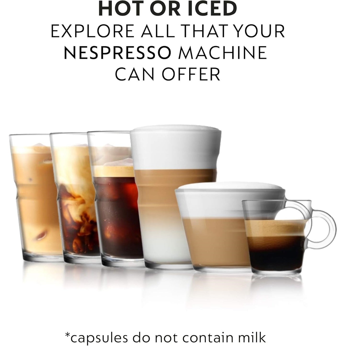 Nespresso Original Line Capsules –  Dark Roast Coffee Pods, 50-Count