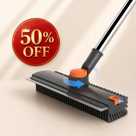 PowerScrub Brush - 3-in-1 Long Handle Floor & Bathroom Cleaning Brush