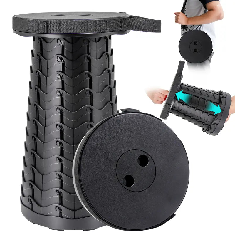 Ultra-Portable Retractable Telescopic Stool